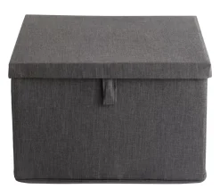 Cajas De Almacenamiento<CASA Rango Caja De Almacenaje Gris Oscuro