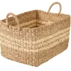 Cestas De Almacenaje<CASA Rayas Cesta L Natural