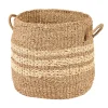 Cestas De Almacenaje<CASA Rayas Cesta L Natural