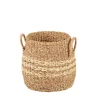 Cestas De Almacenaje<CASA Rayas Cesta S Natural