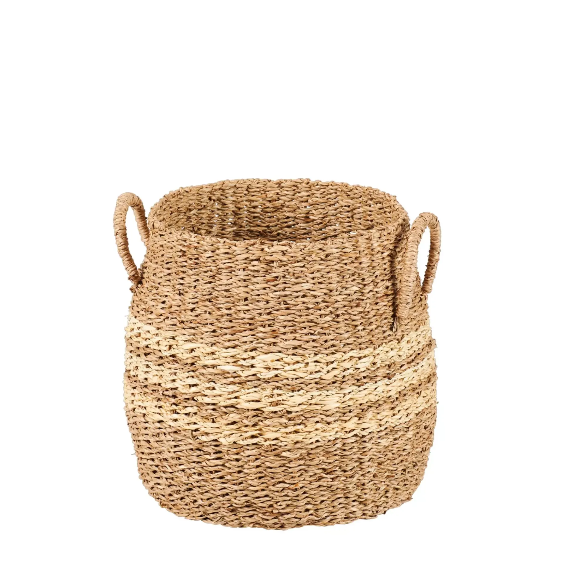 Cestas De Almacenaje<CASA Rayas Cesta S Natural