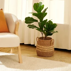 Cestas De Almacenaje<CASA Rayas Cesta S Natural