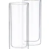 Vasos Para Té<CASA Relax Vasos De Doble Pared Juego De 2 Transparente