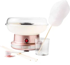 Equipamiento De Cocina<CASA Retro Fun Maquina De Algodon De Azucar Rosa