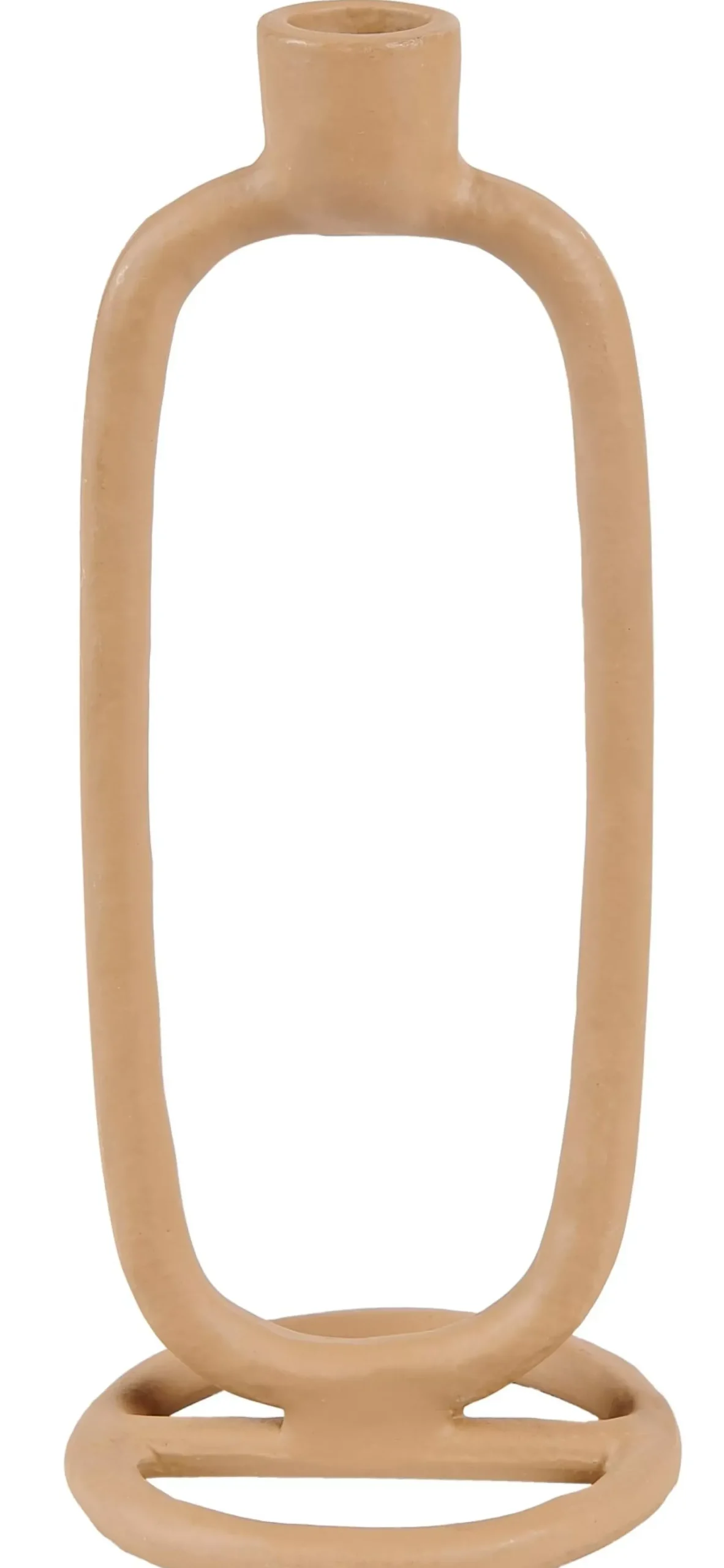 Candelabros<CASA Rings Candelabro Marron Claro