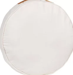 Pufs<CASA Rondi Cojin Colchon Blanco