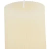 Velas<CASA Rustic Vela Estriada Marfil