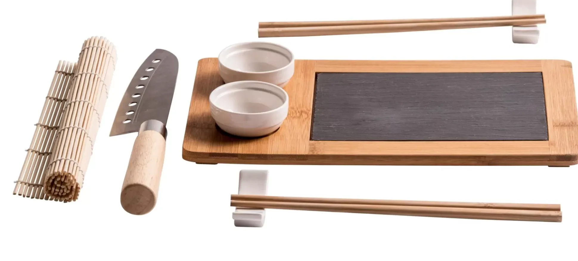 Instrumentos De Cocina<CASA Samourai Juego Para Sushi De 10 Piezas Natural