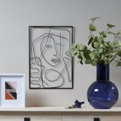 Decoracion De Pared<CASA Senorita Decoracion De Pared Negro