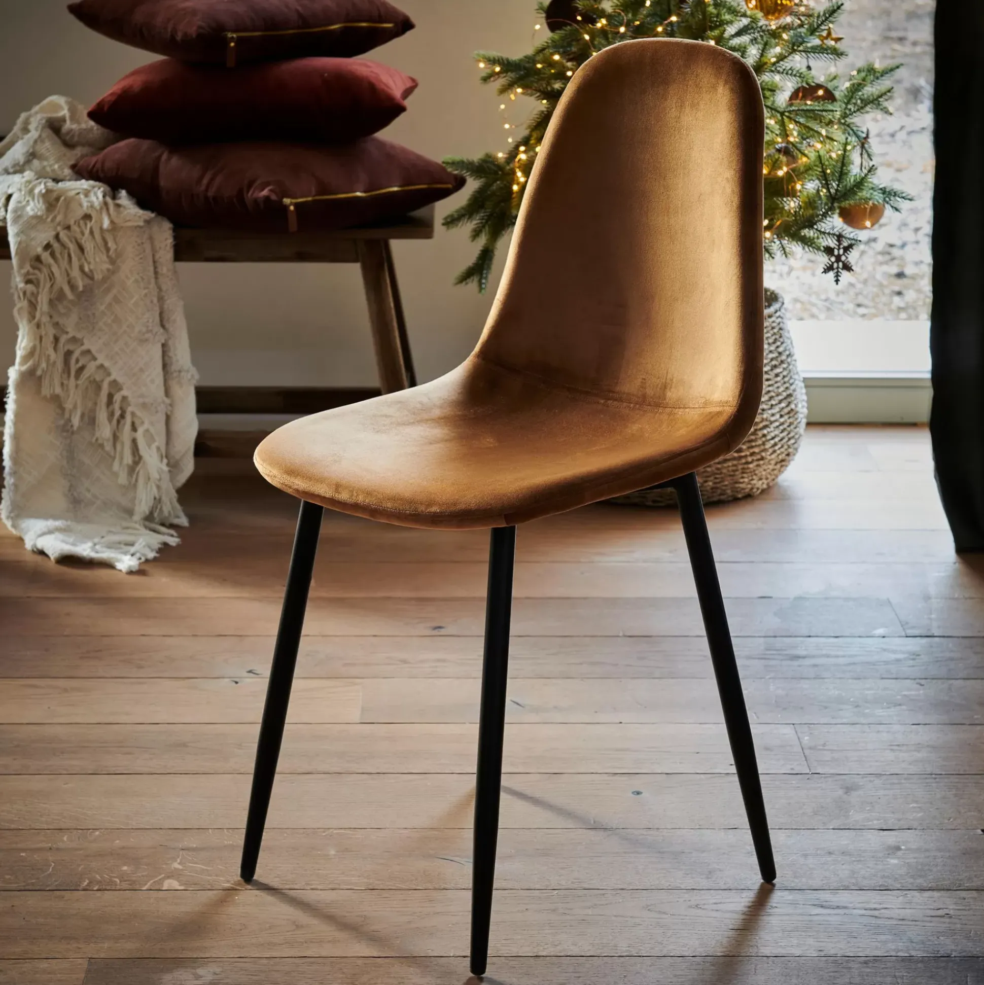 Sillas De Comedor<CASA Silke Silla De Comedor Caramel