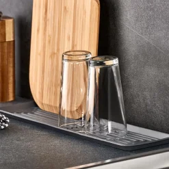 Accesorios De Cocina<CASA Sink Tapete Para Escurrir Gris
