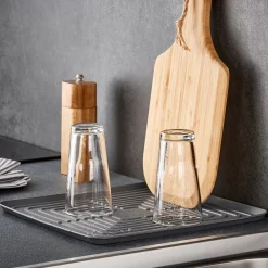 Accesorios De Cocina<CASA Sink Tapete Para Escurrir Gris