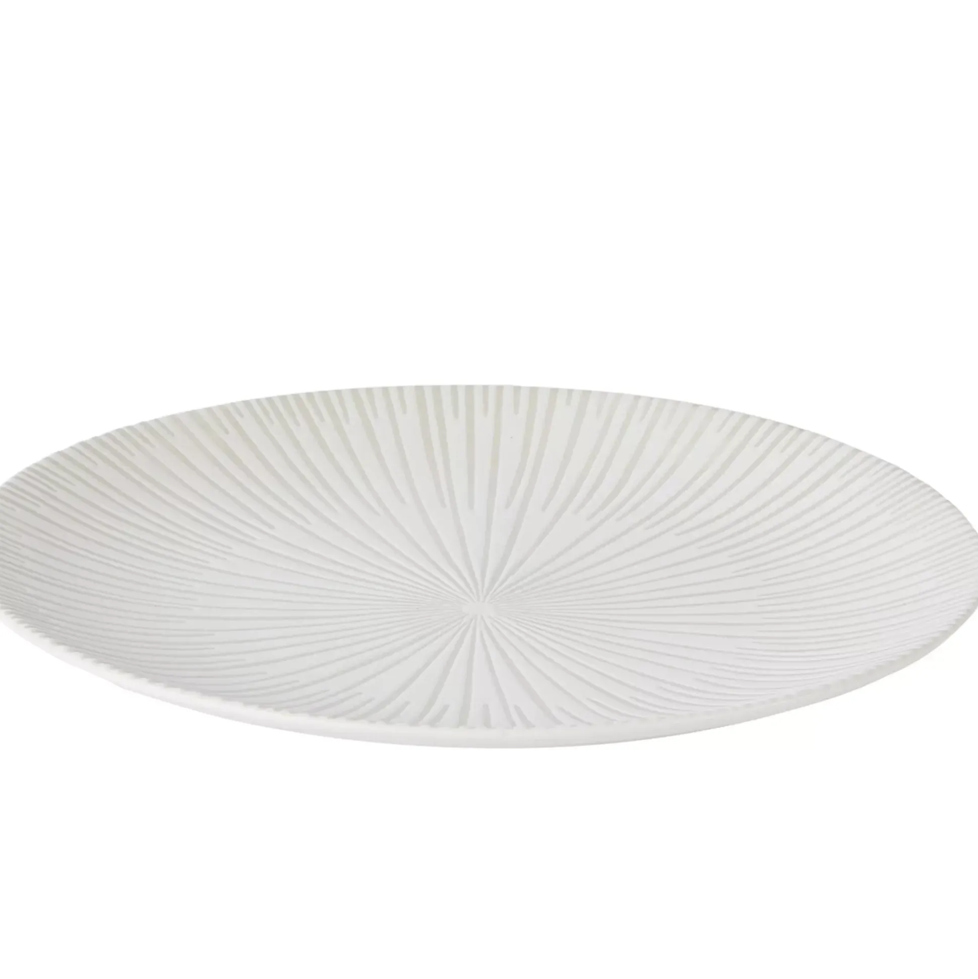 Platos<CASA Soulstripes Ivory Plato Marfil