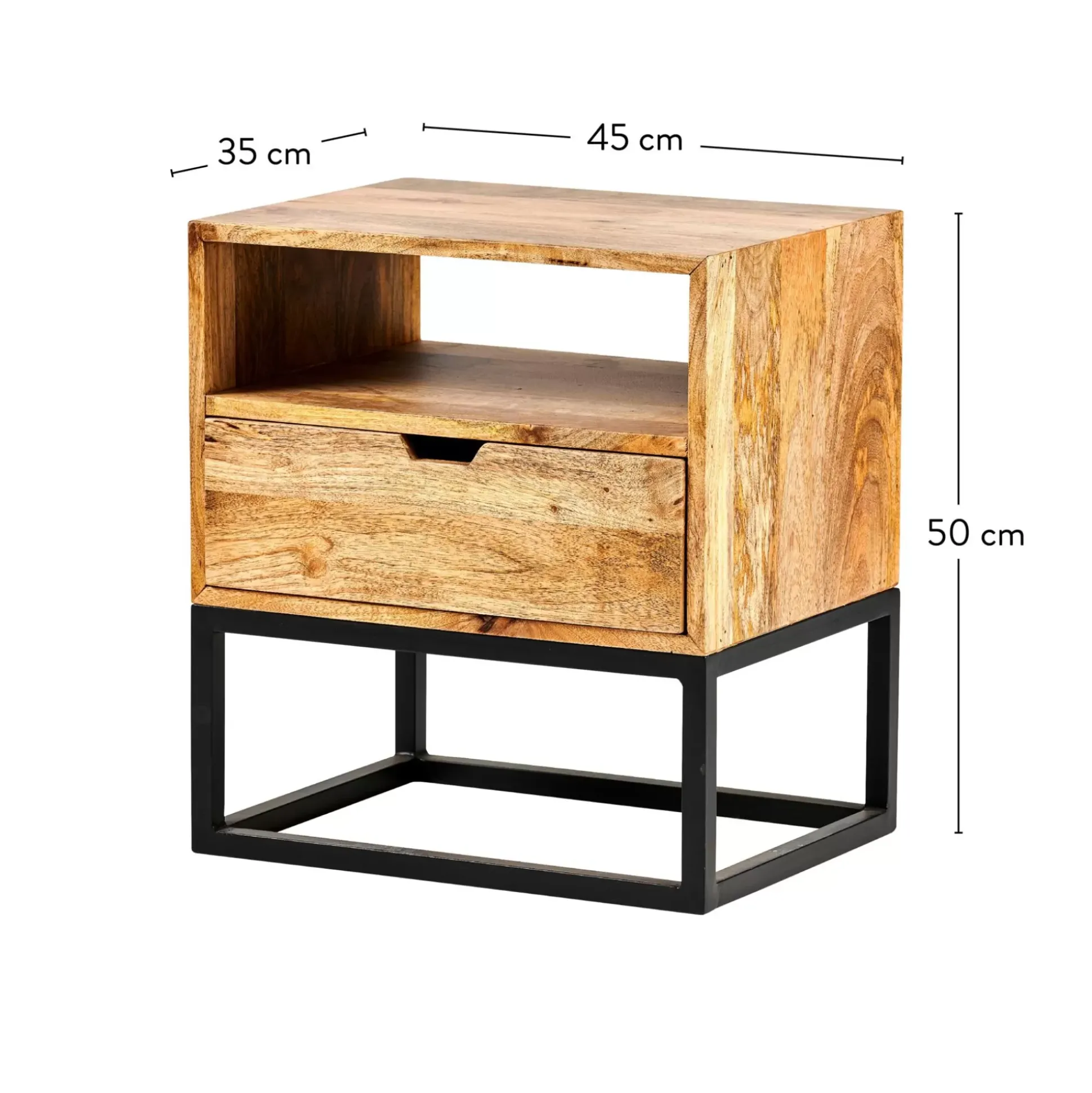 Cajoneras<CASA Stavros Mesilla De Noche Natural