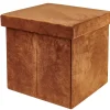 Pufs De Almacenaje<CASA Stor Puf Plegable Funcion Almac. Caramel