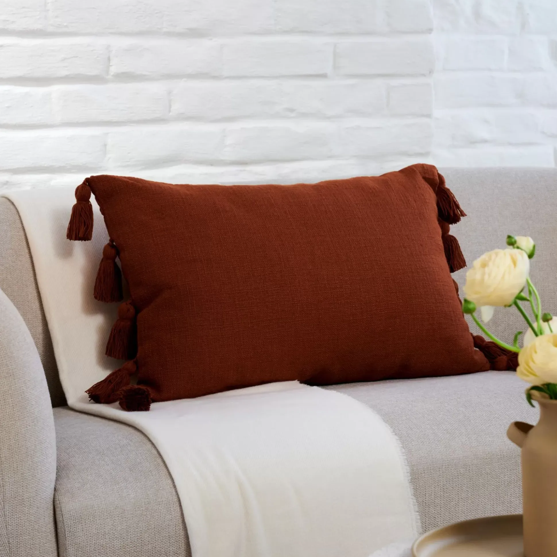 Cojines<CASA Tassi Cojin Marron