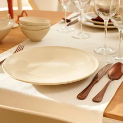 Platos<CASA Toko Sand Plato Beis