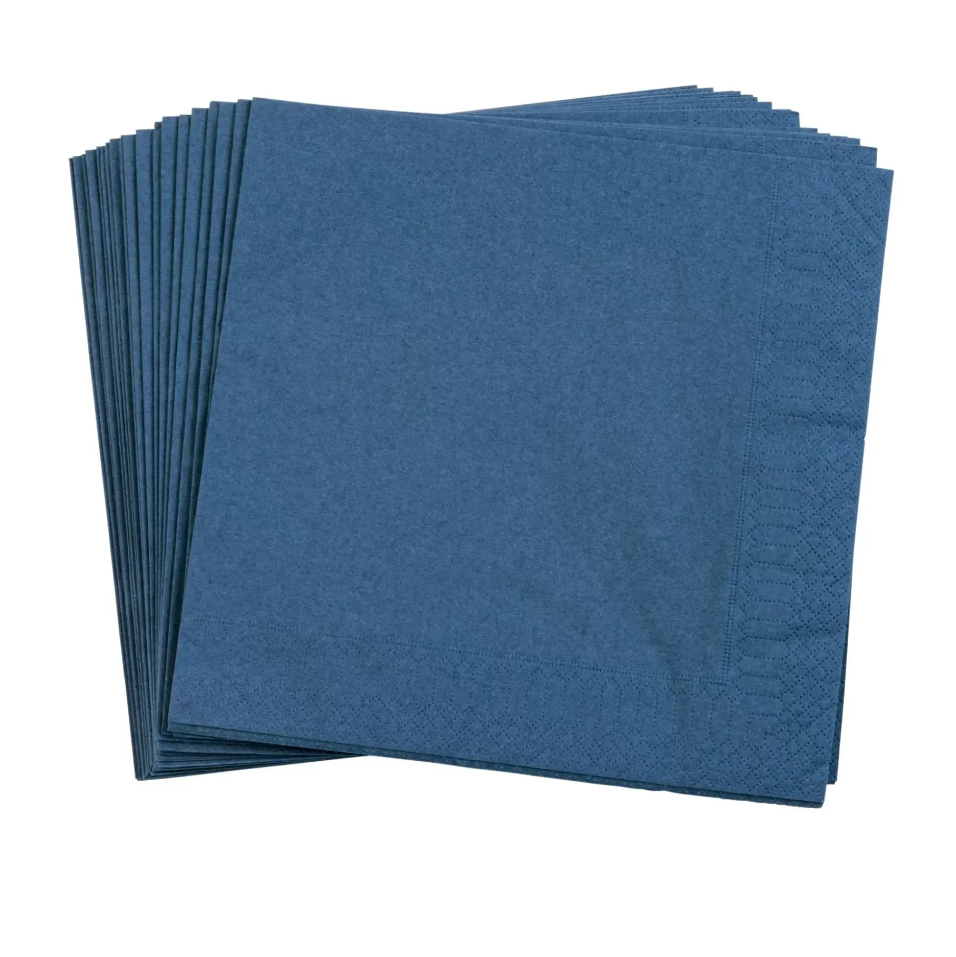 Servilletas<CASA Uni Paquete De 20 Servilletas Azul Oscuro