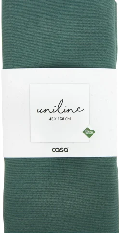 Caminos De Mesa<CASA Uniline Camino De Mesa Verde Oscuro