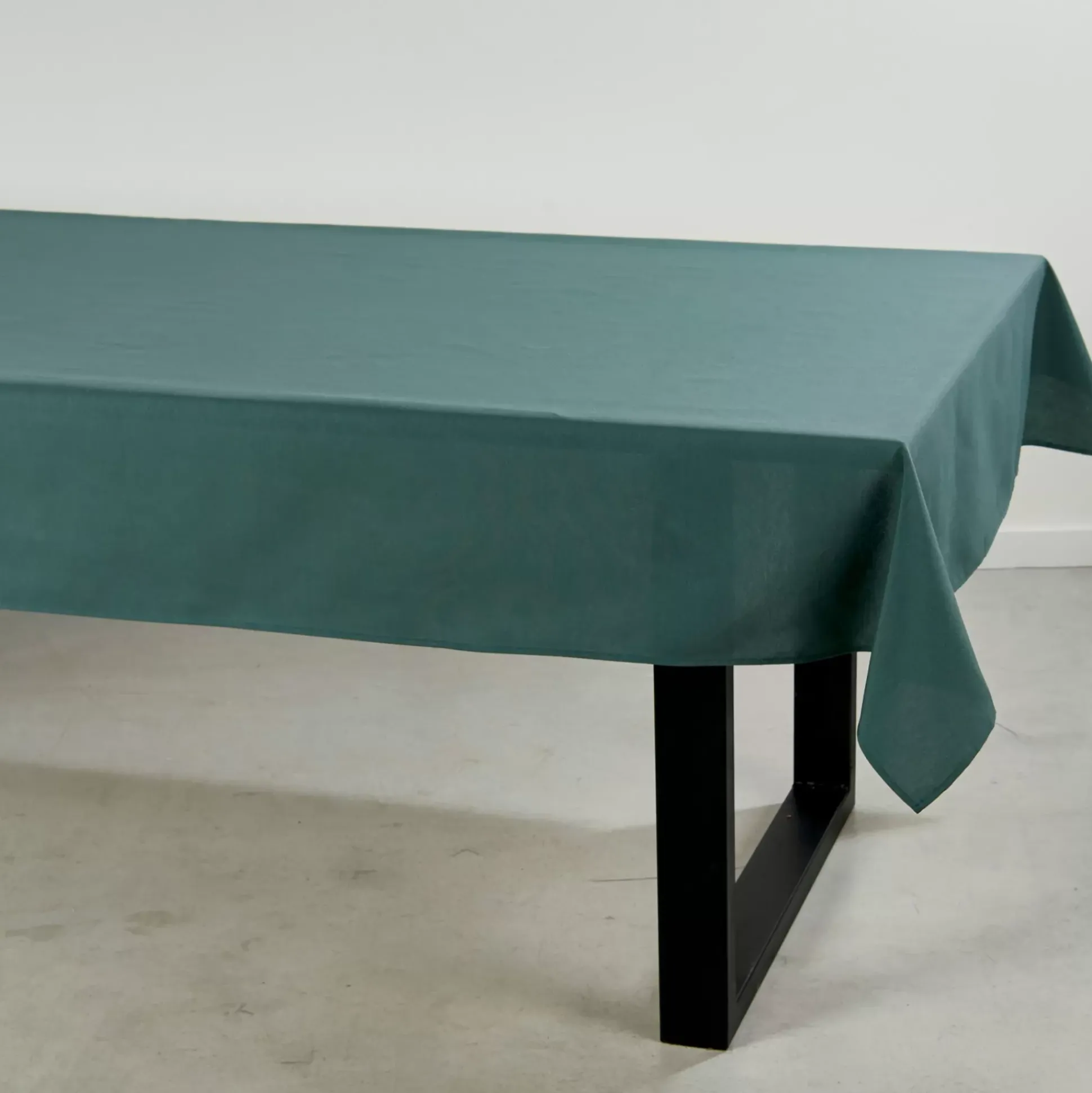 Manteles<CASA Uniline Mantel Verde Oscuro