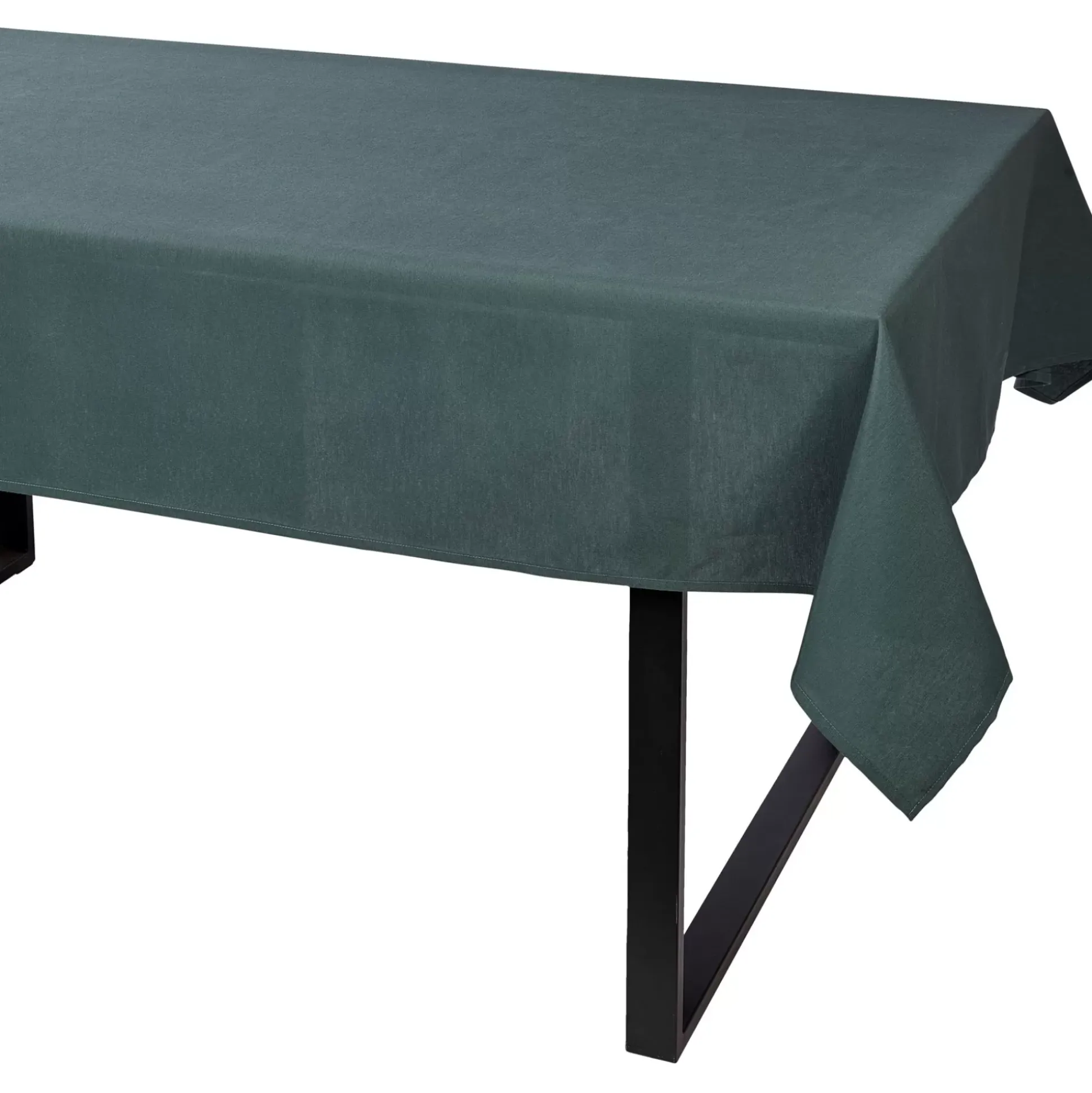 Manteles<CASA Uniline Mantel Verde Oscuro