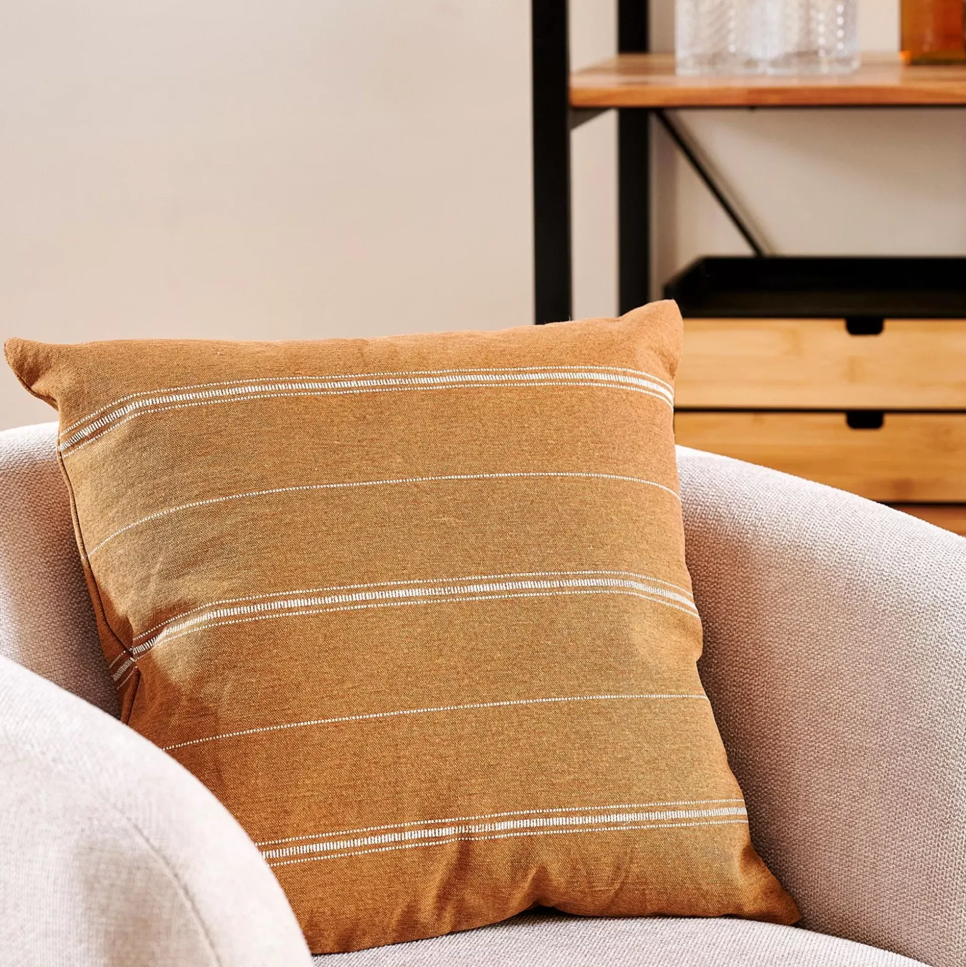 Cojines<CASA Vasco Cojin Marron