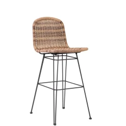 Sillas De Jardín<CASA Vienna Silla De Bar Natural