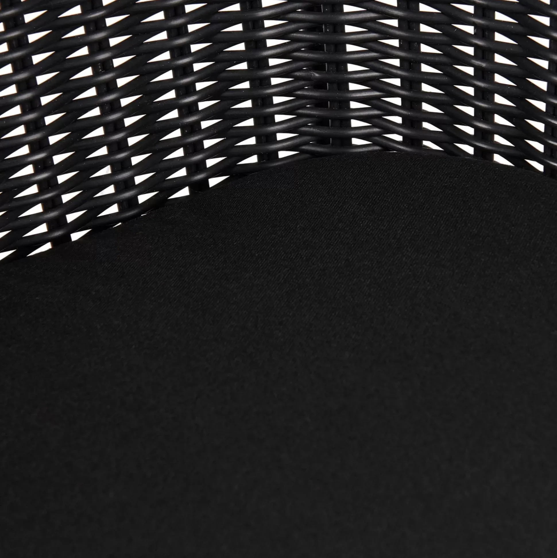 Sillas De Jardín<CASA Vienna Silla De Comedor Asiento Negro