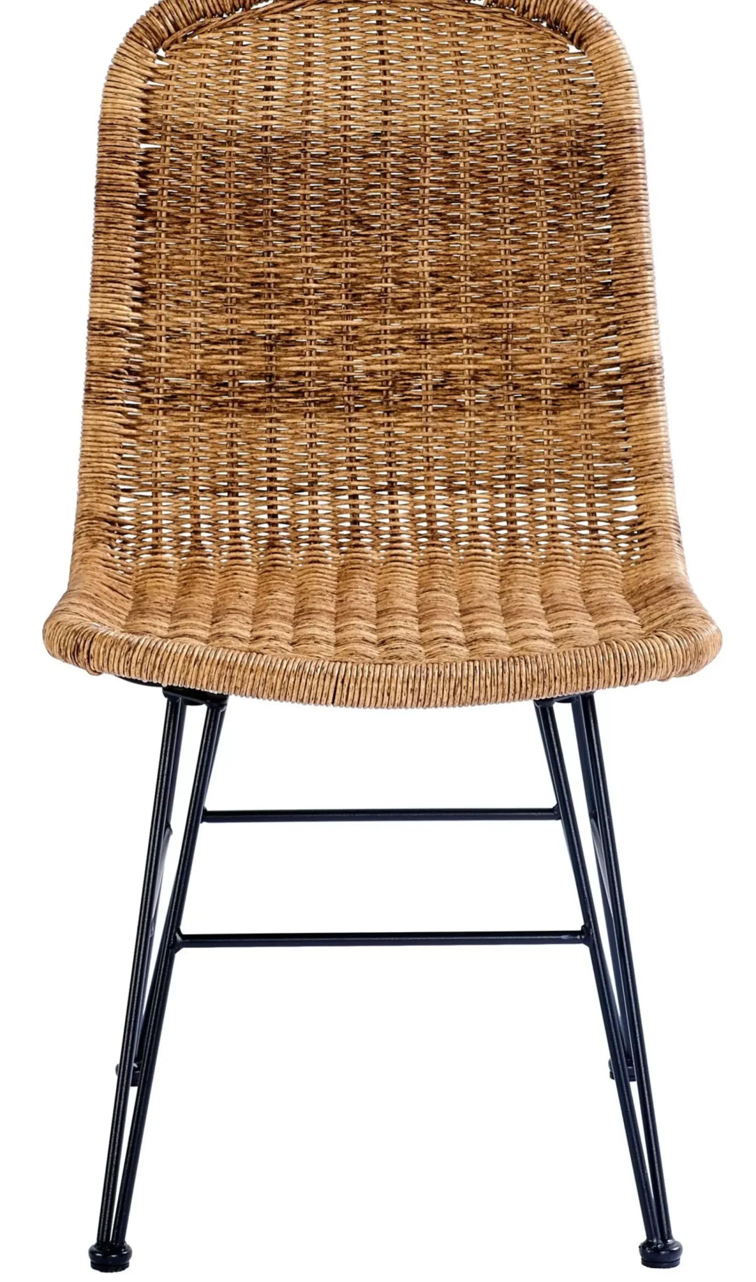 Sillas De Jardín<CASA Vienna Silla De Comedor Negro, Natural