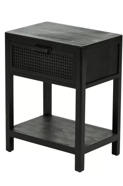 Cajoneras<CASA Webster Mesilla De Noche Negro