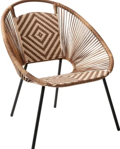 Sillas Lounge<CASA Yuma Silla Lounge Natural